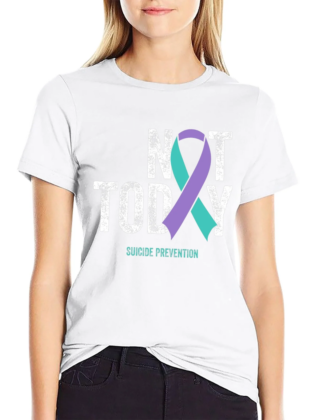 Not Today Suicide Prevention Awareness T-Shirt product image 8