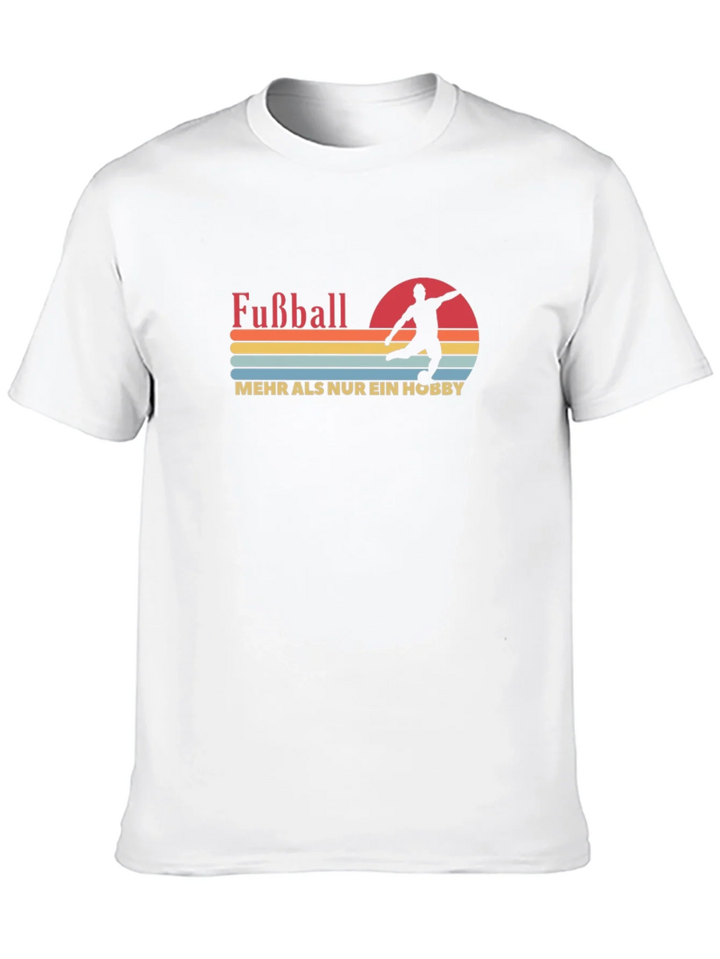 Fußball Hobby Black Graphic T-Shirt product image 6