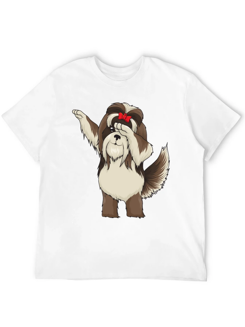 Dabbing Dog Graphic Tee - Trendy Black T-Shirt product image 11