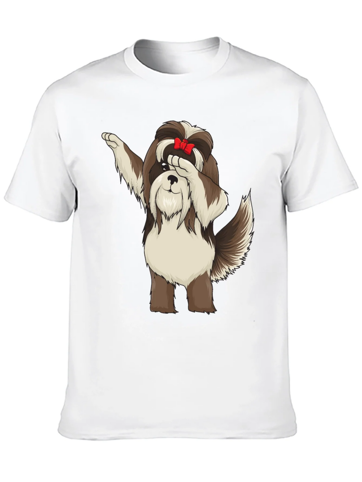 Dabbing Dog Graphic Tee - Trendy Black T-Shirt product image 9