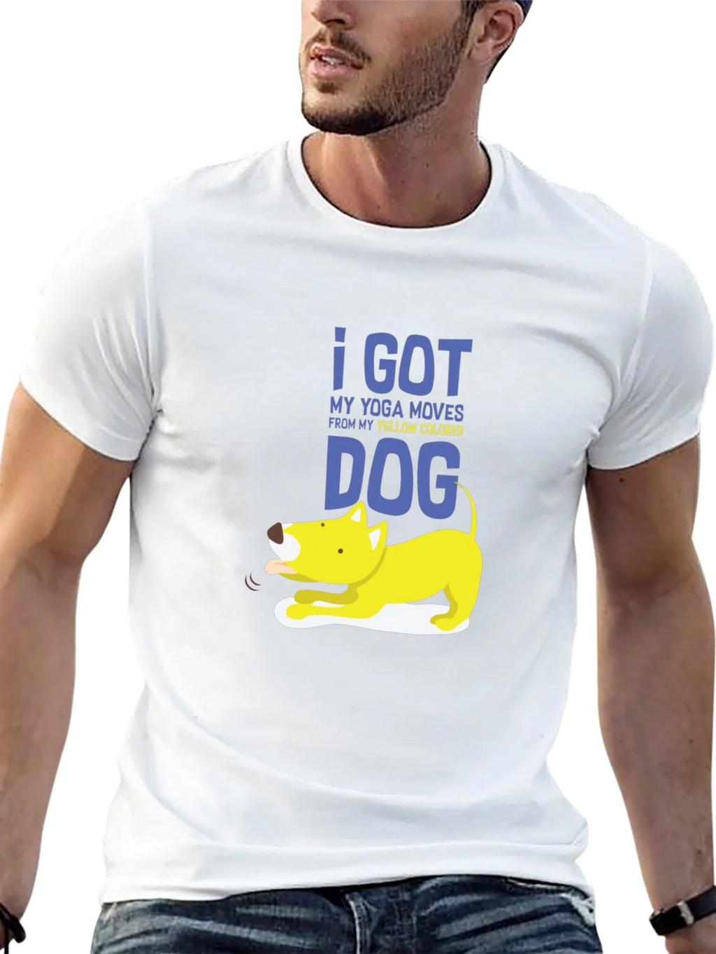 Yoga Dog Graphic Tee - Soft Cotton Blend product image 12
