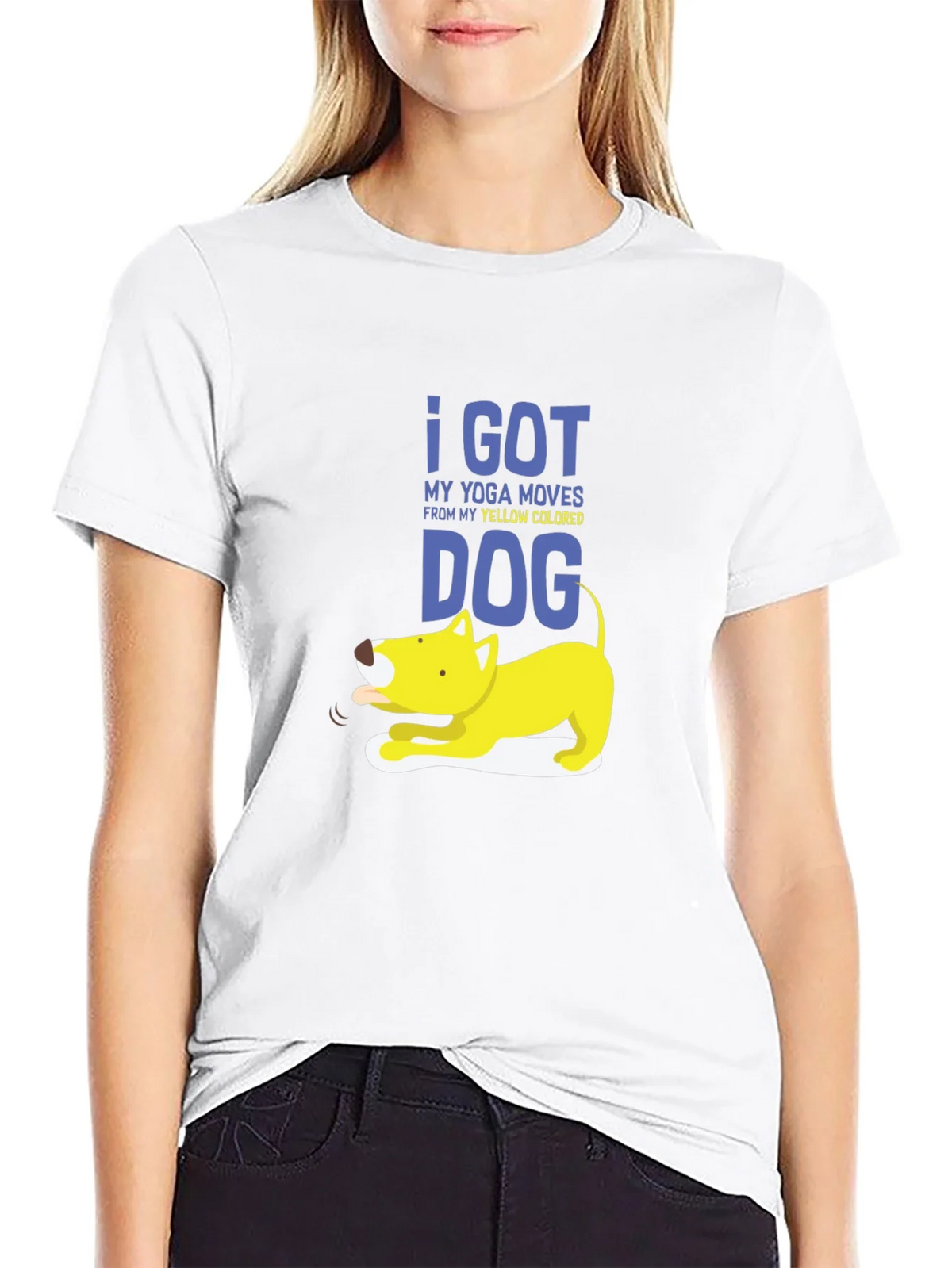 Yoga Dog Graphic Tee - Soft Cotton Blend product image 8