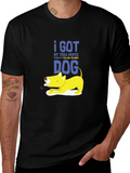 Yoga Dog Graphic Tee - Soft Cotton Blend product image 1