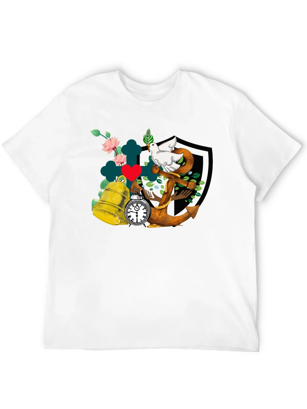 Dove Anchor Bell T-Shirt product image 11