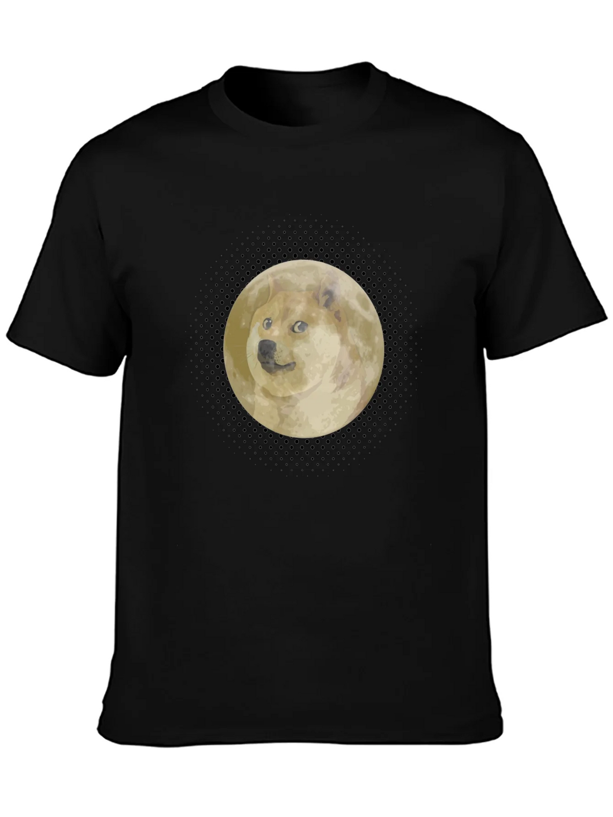Doge to the Moon Black T-Shirt product image 3