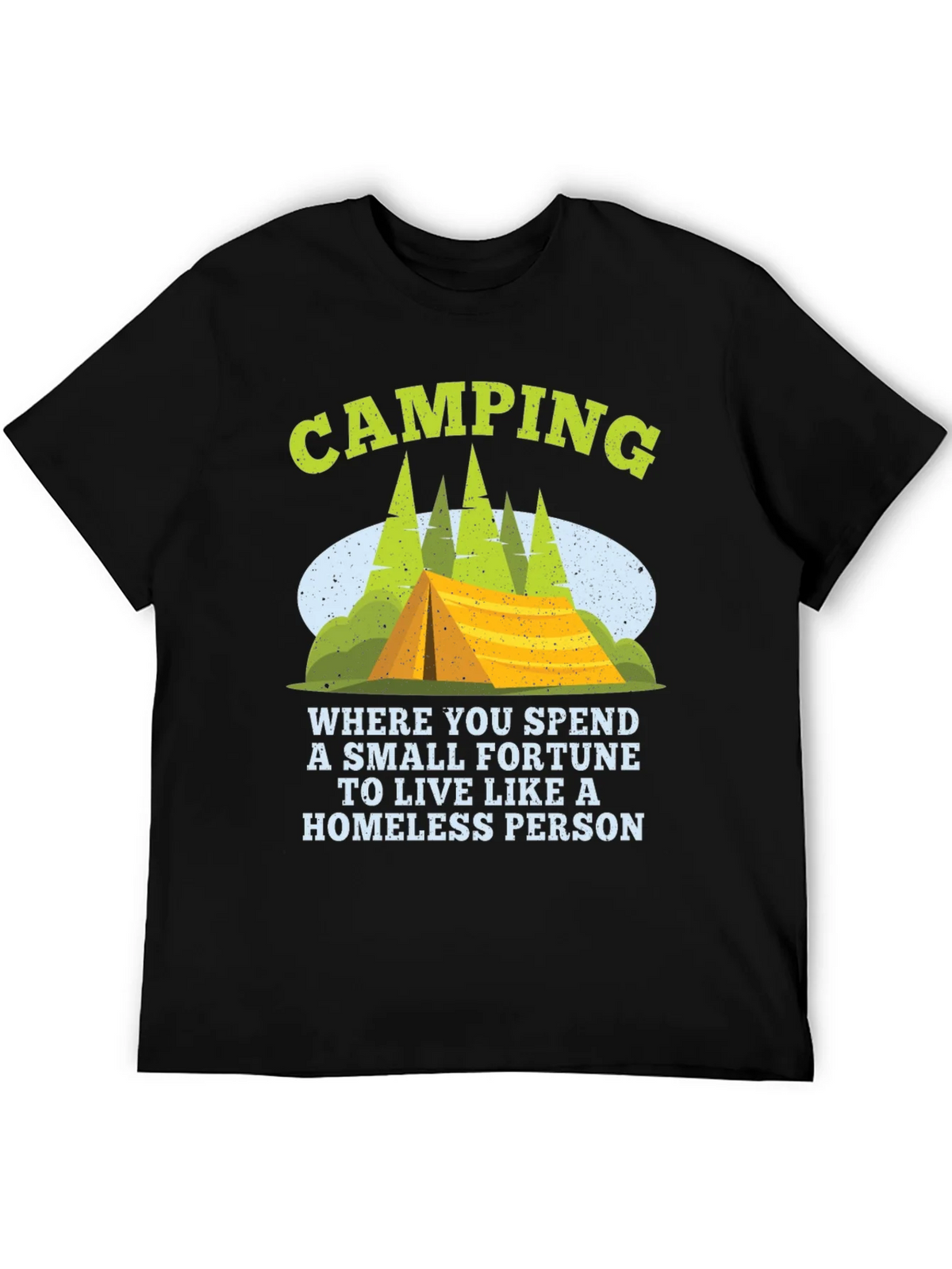 Camping Fortune Funny T-Shirt product image 4