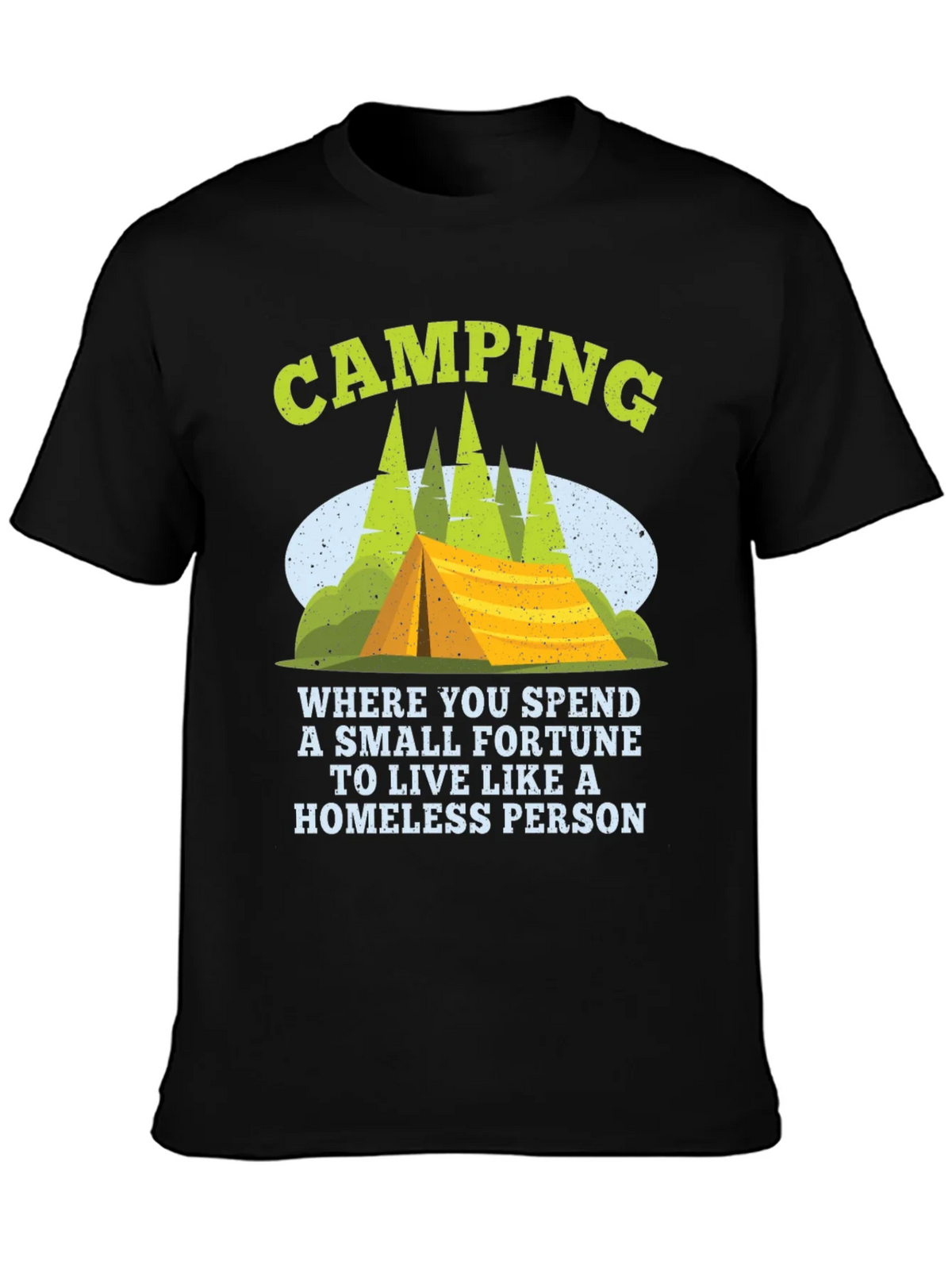 Camping Fortune Funny T-Shirt product image 2