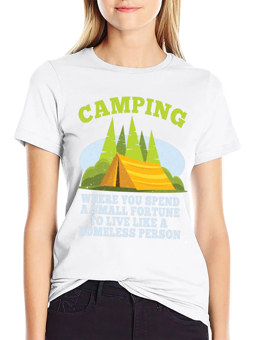 Camping Fortune Funny T-Shirt product image 7