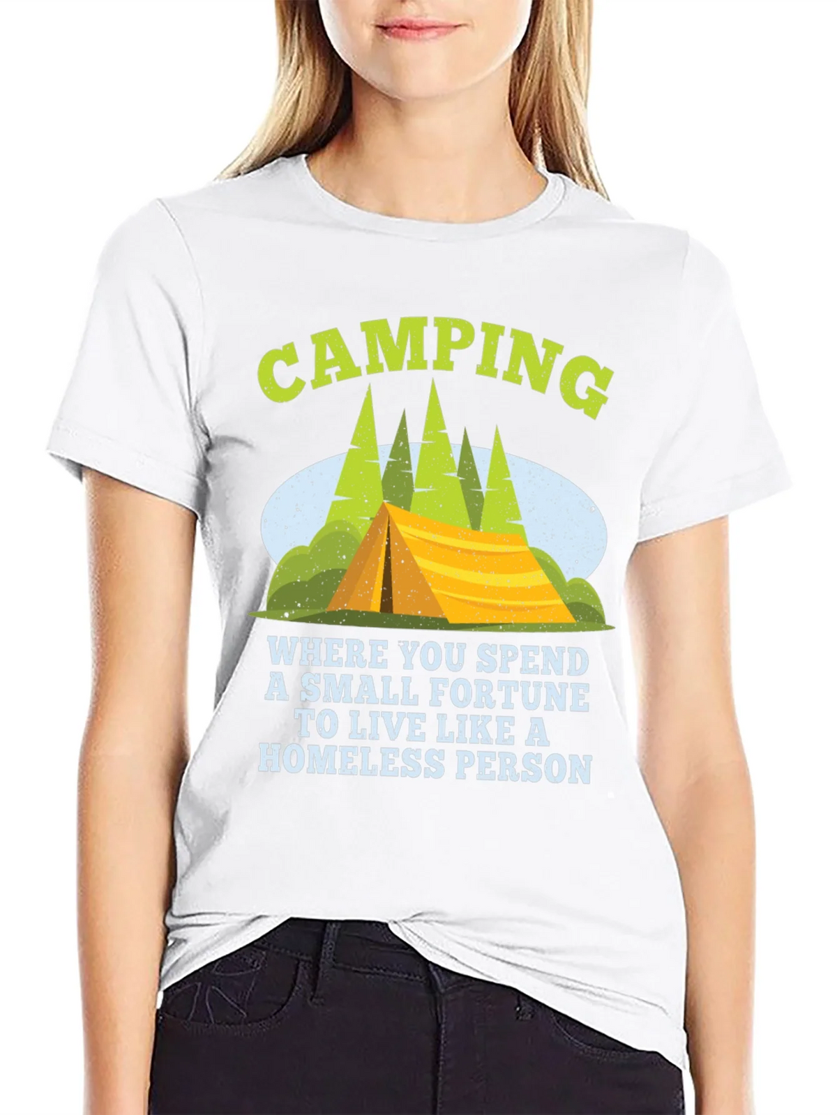 Camping Fortune Funny T-Shirt product image 7