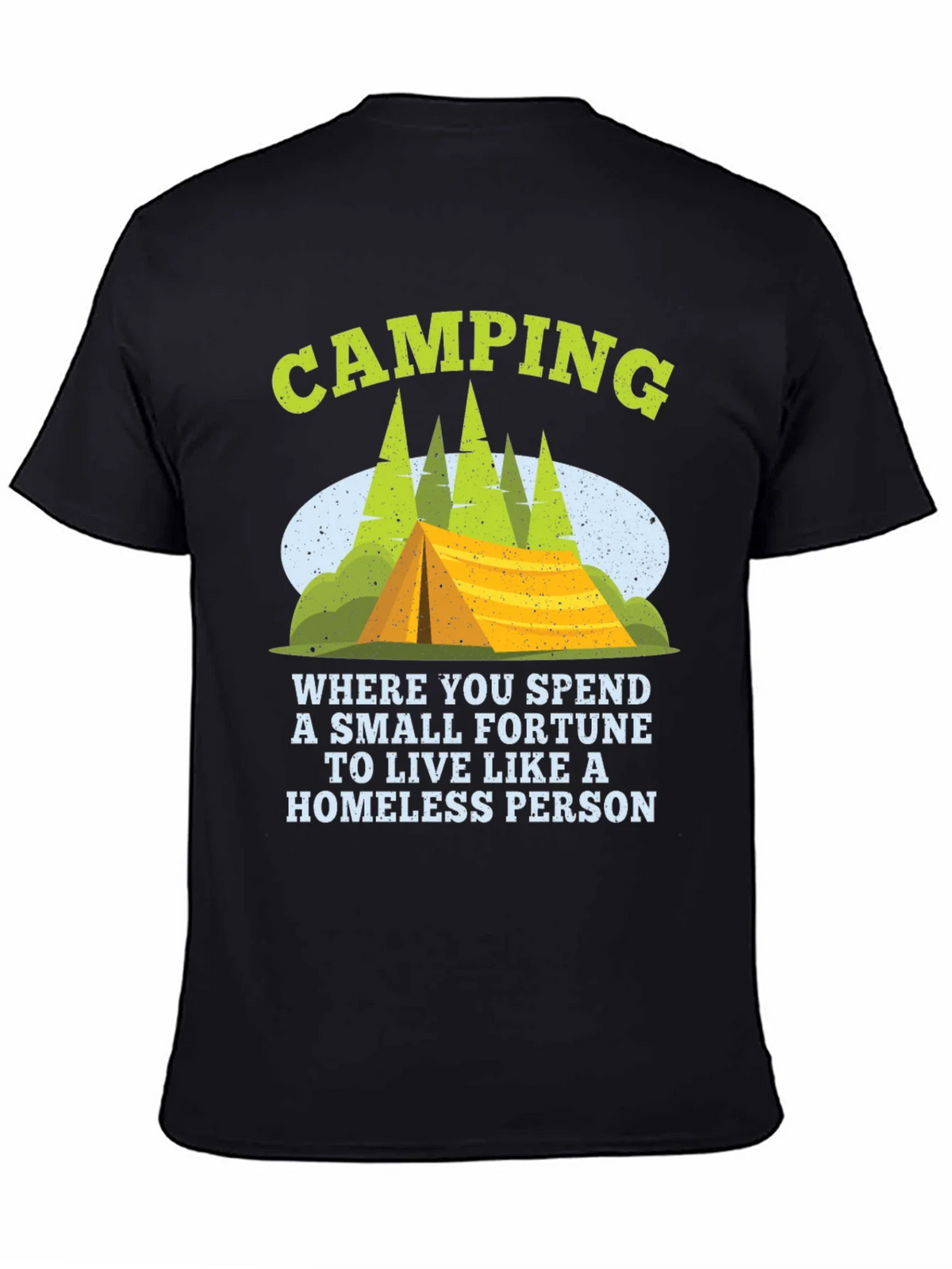 Camping Fortune Funny T-Shirt product image 3