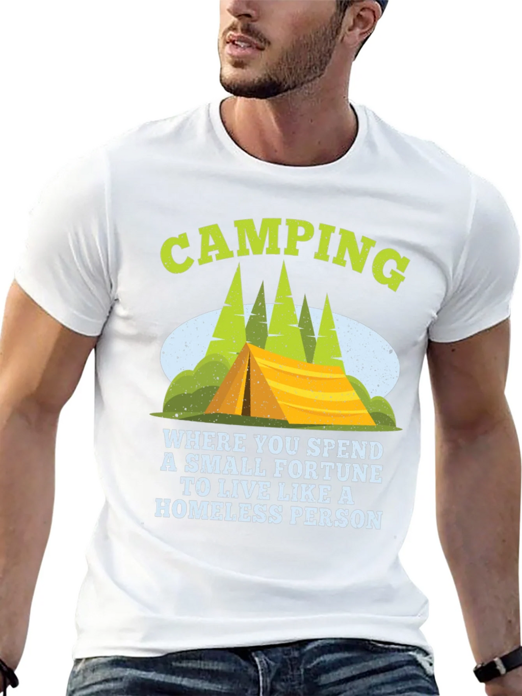 Camping Fortune Funny T-Shirt product image 11