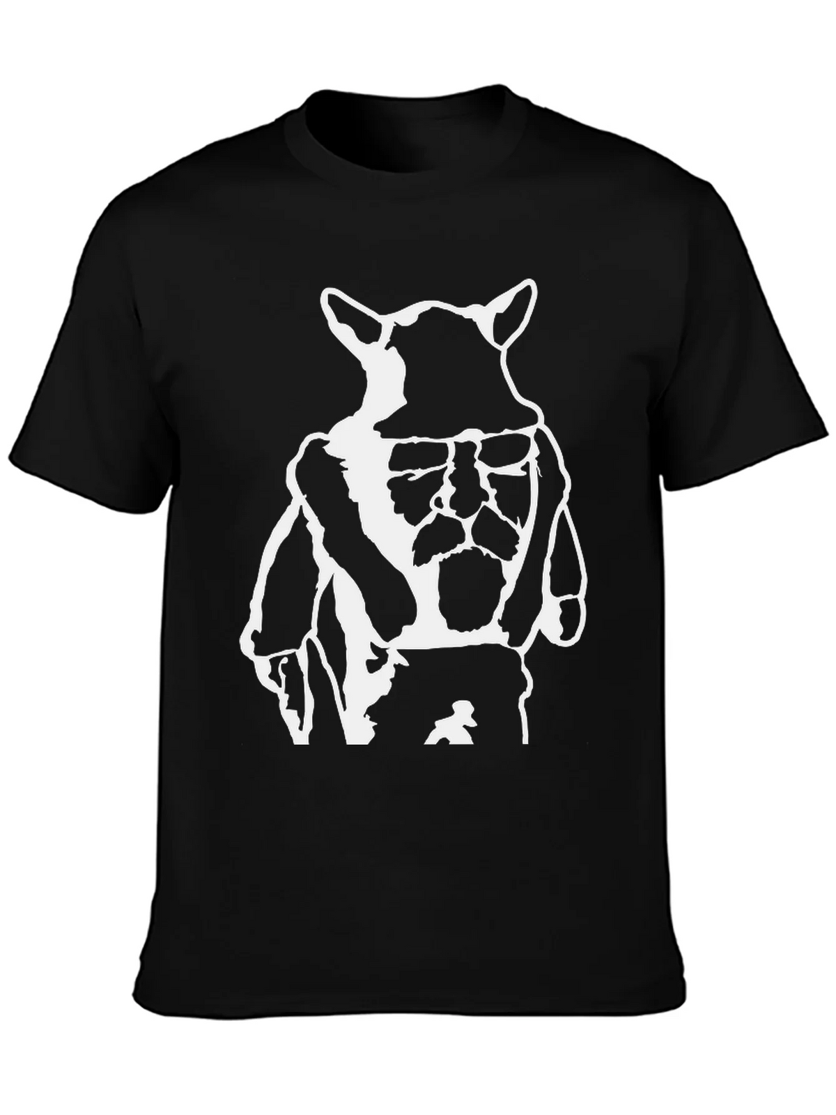 Black Graphic Tee - Yoda DJ Design product image 3