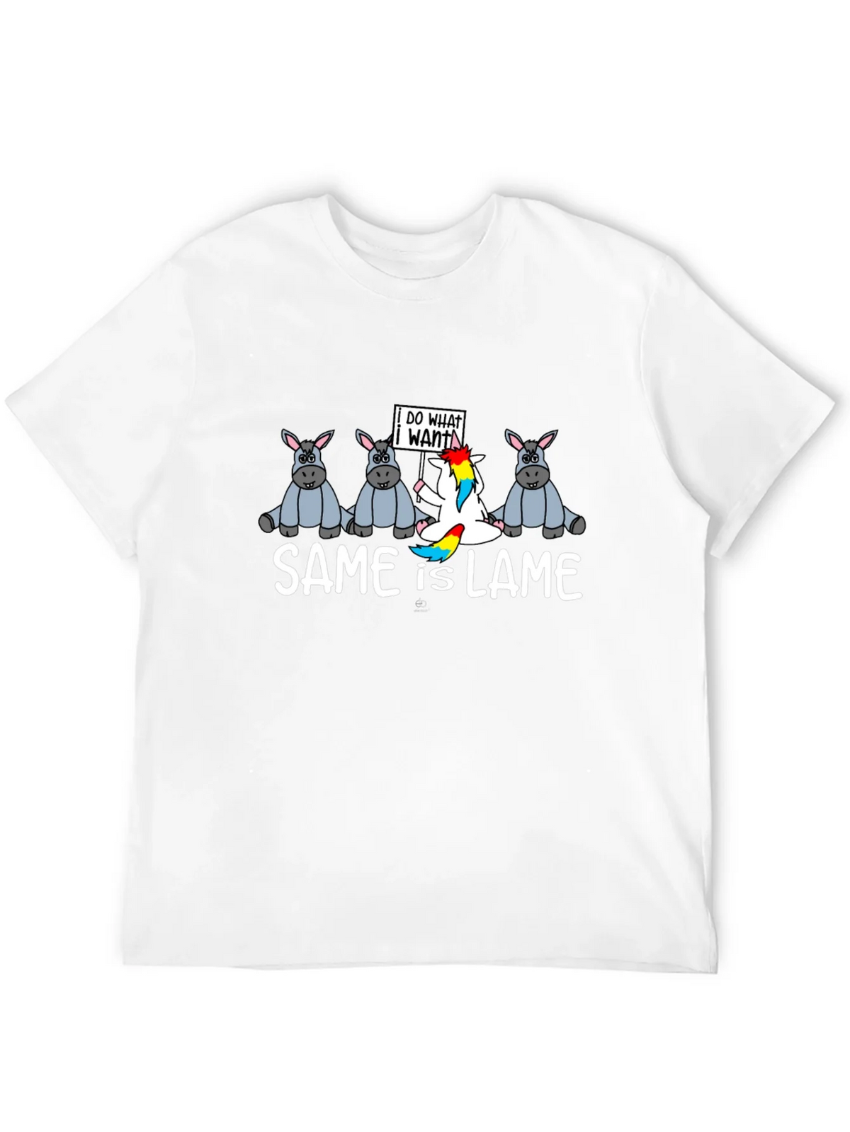 Same is Lame T-Shirt Funny Unicorn Graphic Tee product image 11
