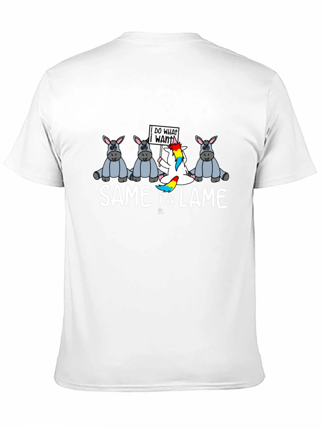 Same is Lame T-Shirt Funny Unicorn Graphic Tee product image 10
