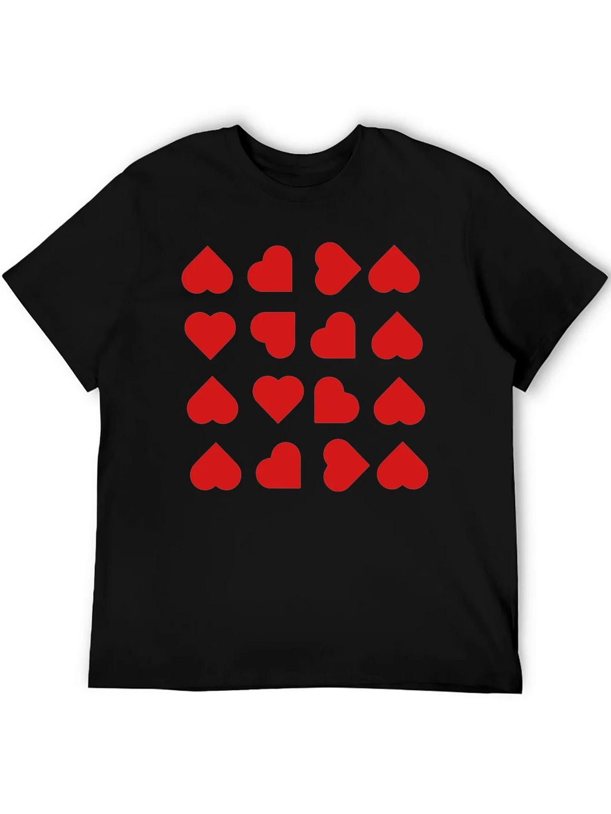 Heart Pattern T-Shirt - Trendy Valentines Day Tee product image 5