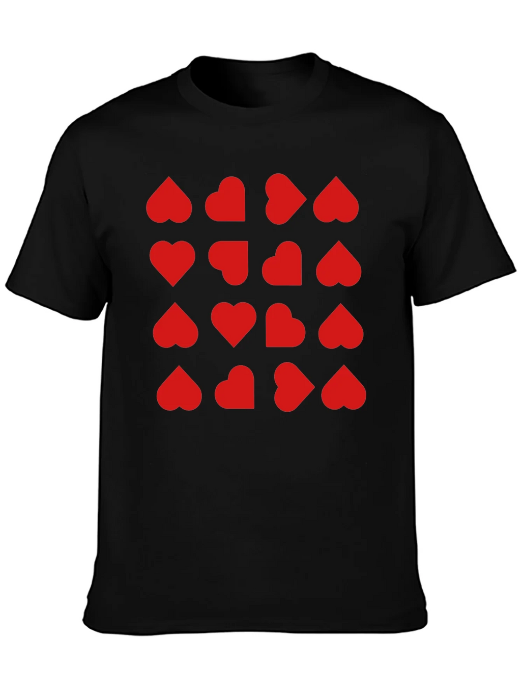 Heart Pattern T-Shirt - Trendy Valentines Day Tee product image 3