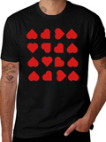 Heart Pattern T-Shirt - Trendy Valentines Day Tee product image 1