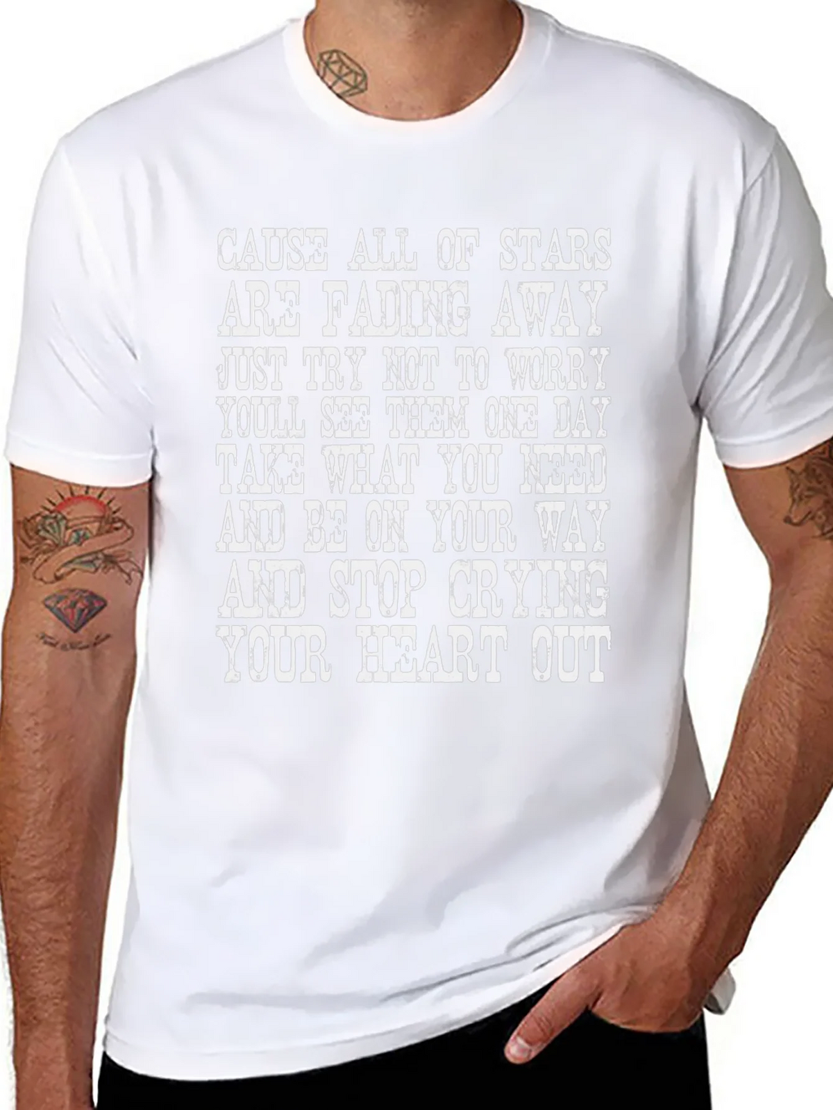 Stars Fading Away Graphic Tee product image 5