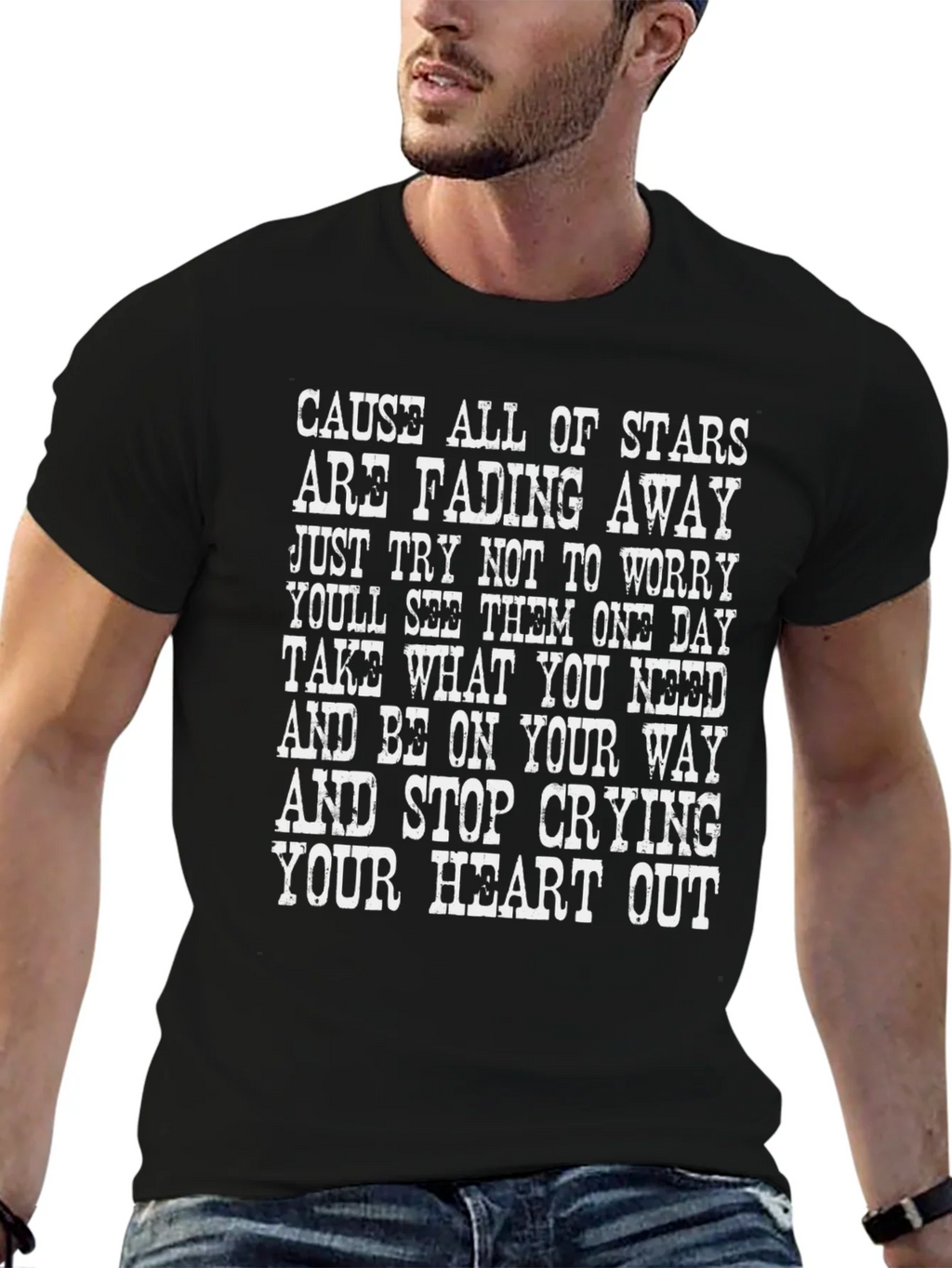 Stars Fading Away Graphic Tee product image 4