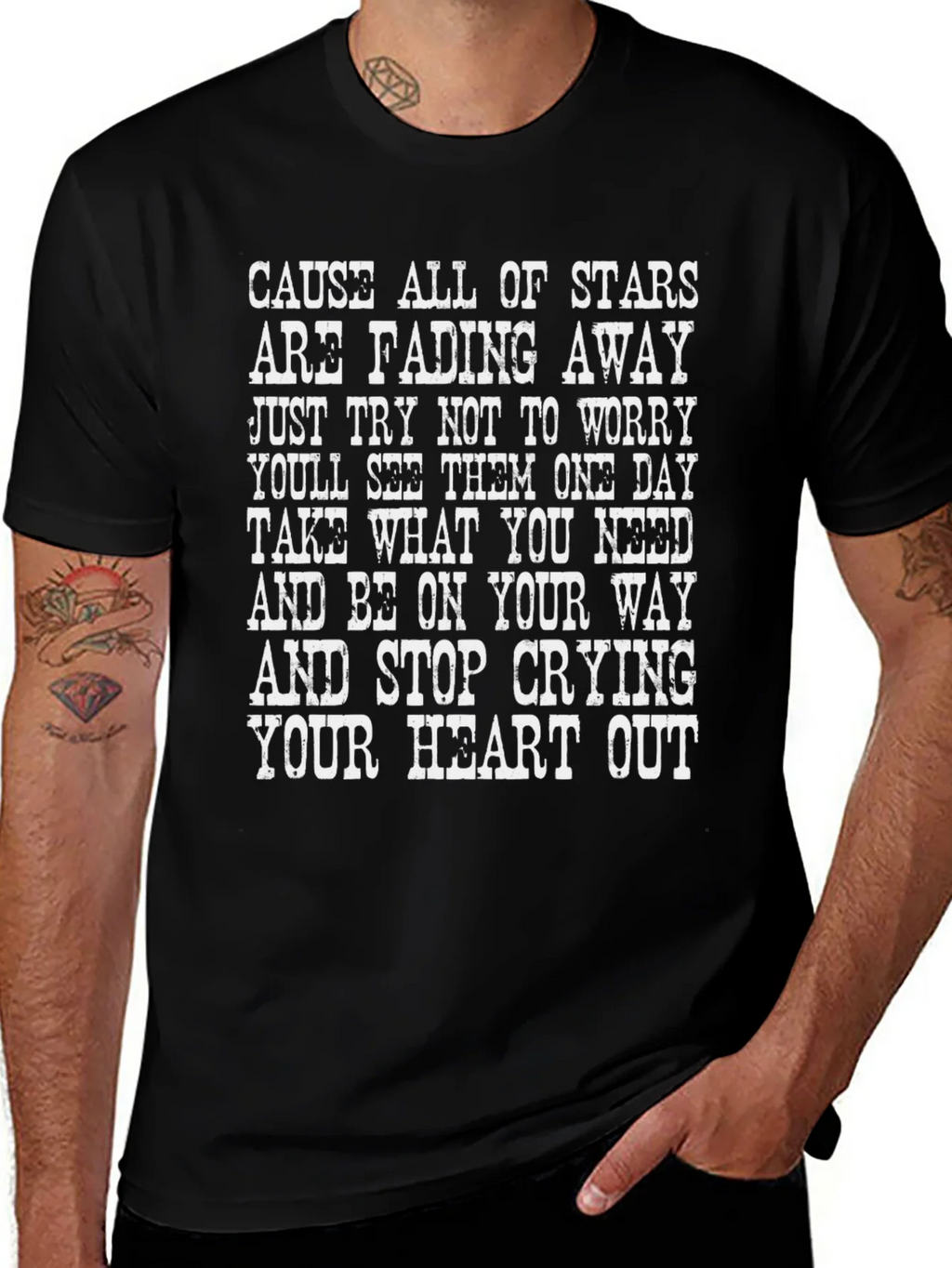 Stars Fading Away Graphic Tee product image 1