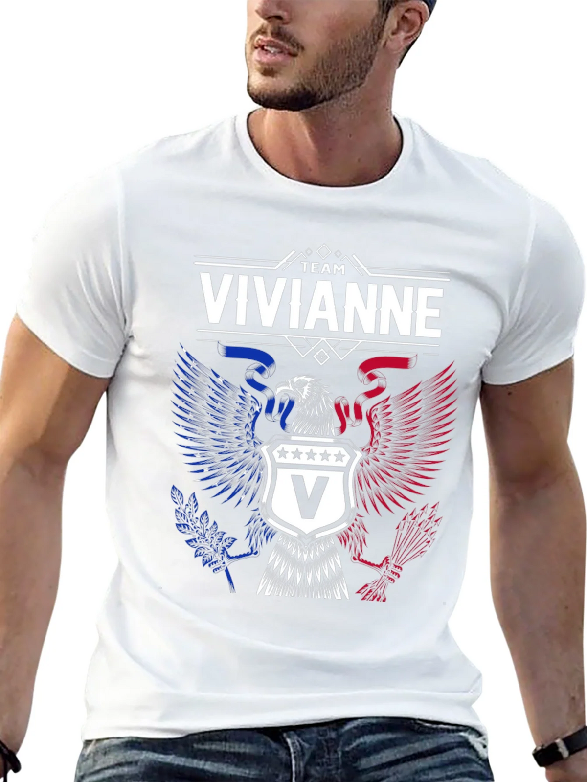 Team Vivianne Eagle Crest Graphic T-Shirt product image 11