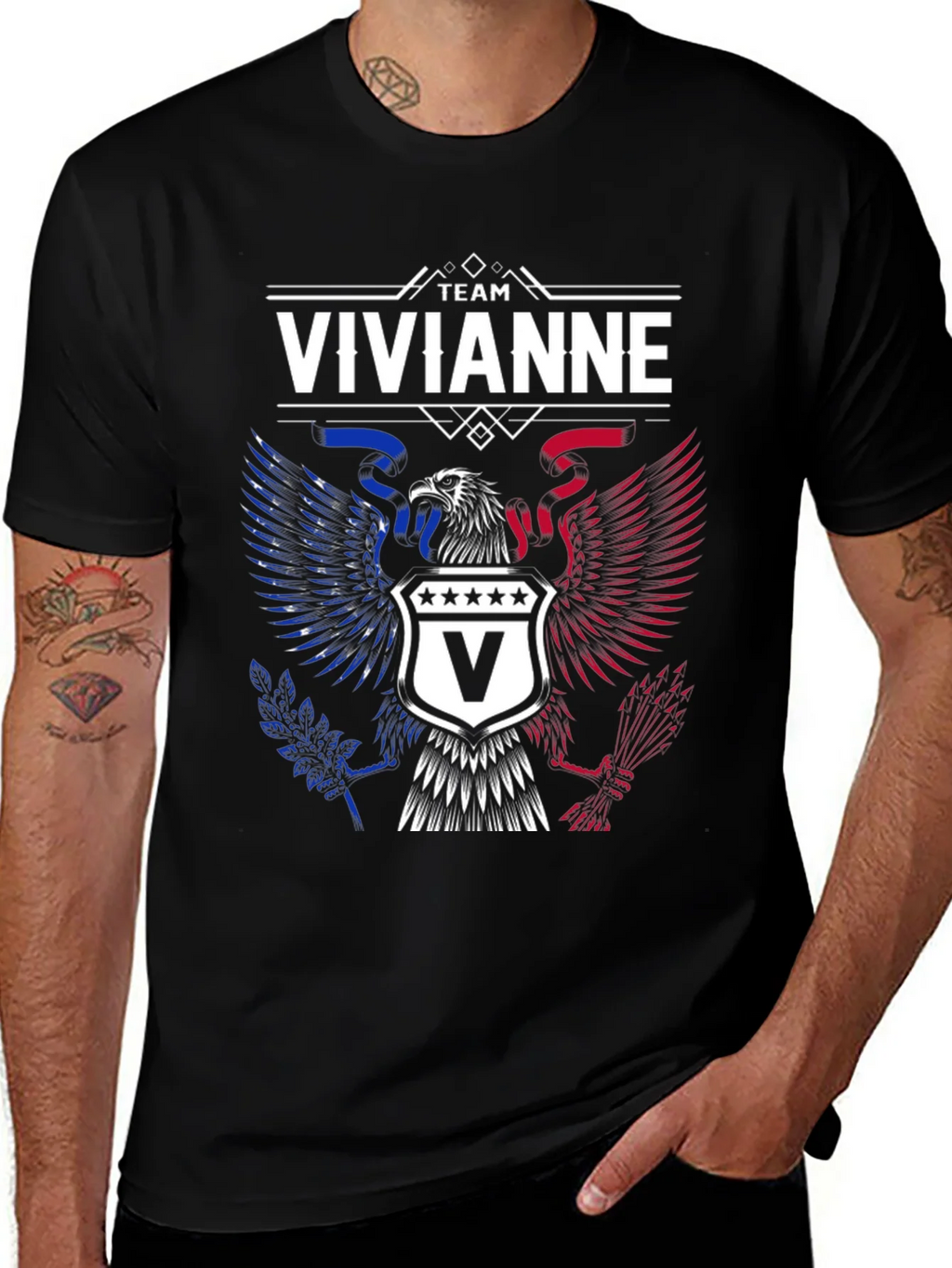 Team Vivianne Eagle Crest Graphic T-Shirt product image 1