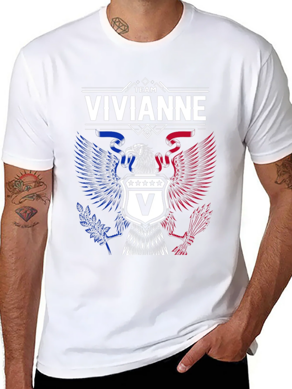 Team Vivianne Eagle Crest Graphic T-Shirt product image 7