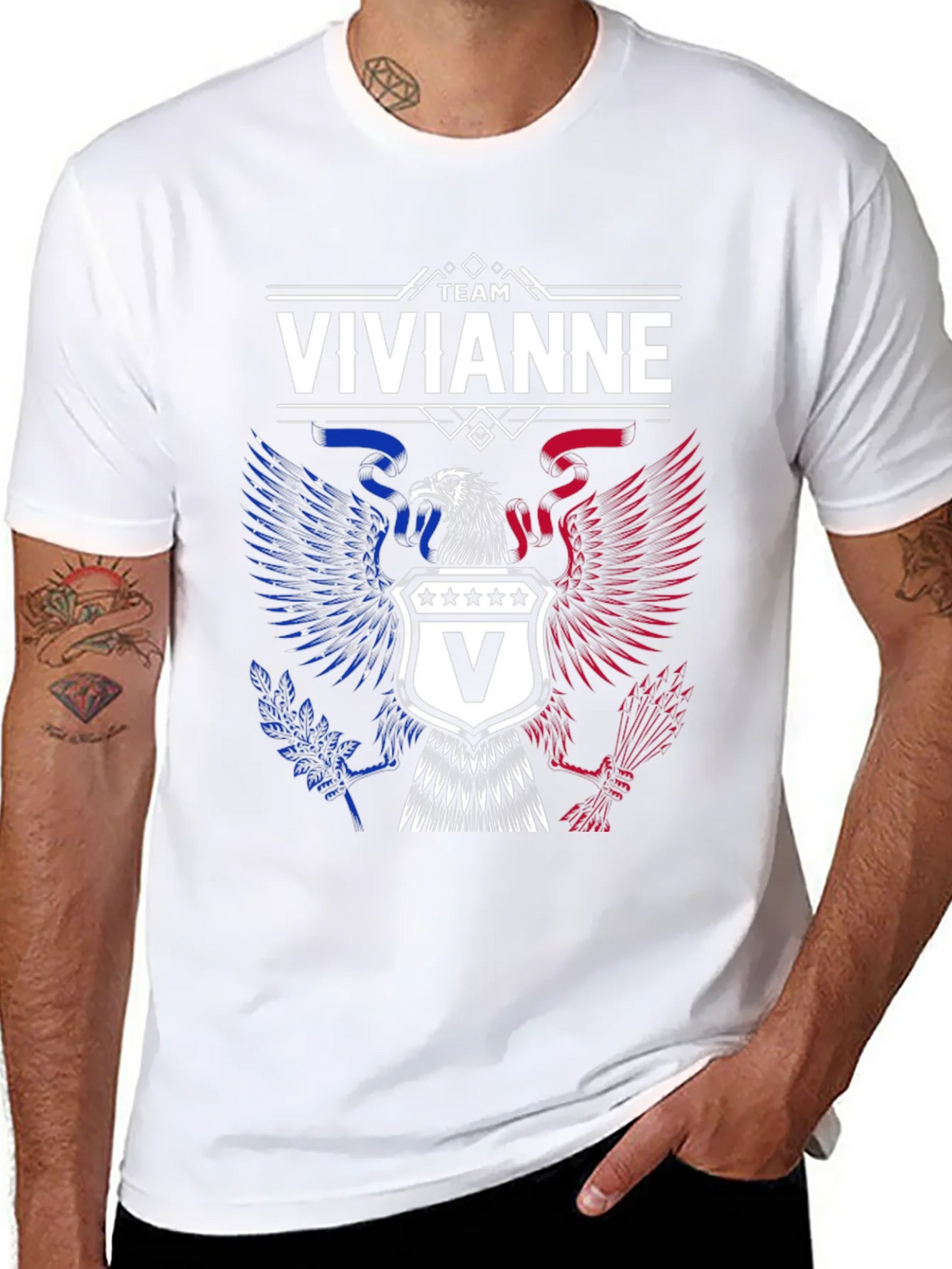 Team Vivianne Eagle Crest Graphic T-Shirt product image 7