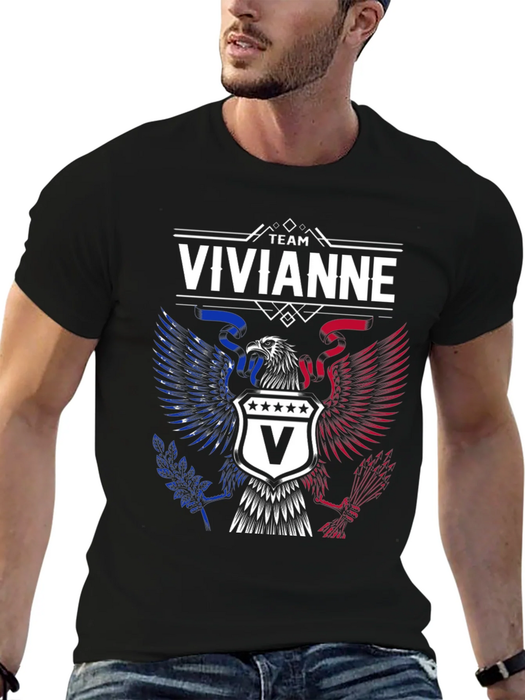Team Vivianne Eagle Crest Graphic T-Shirt product image 6