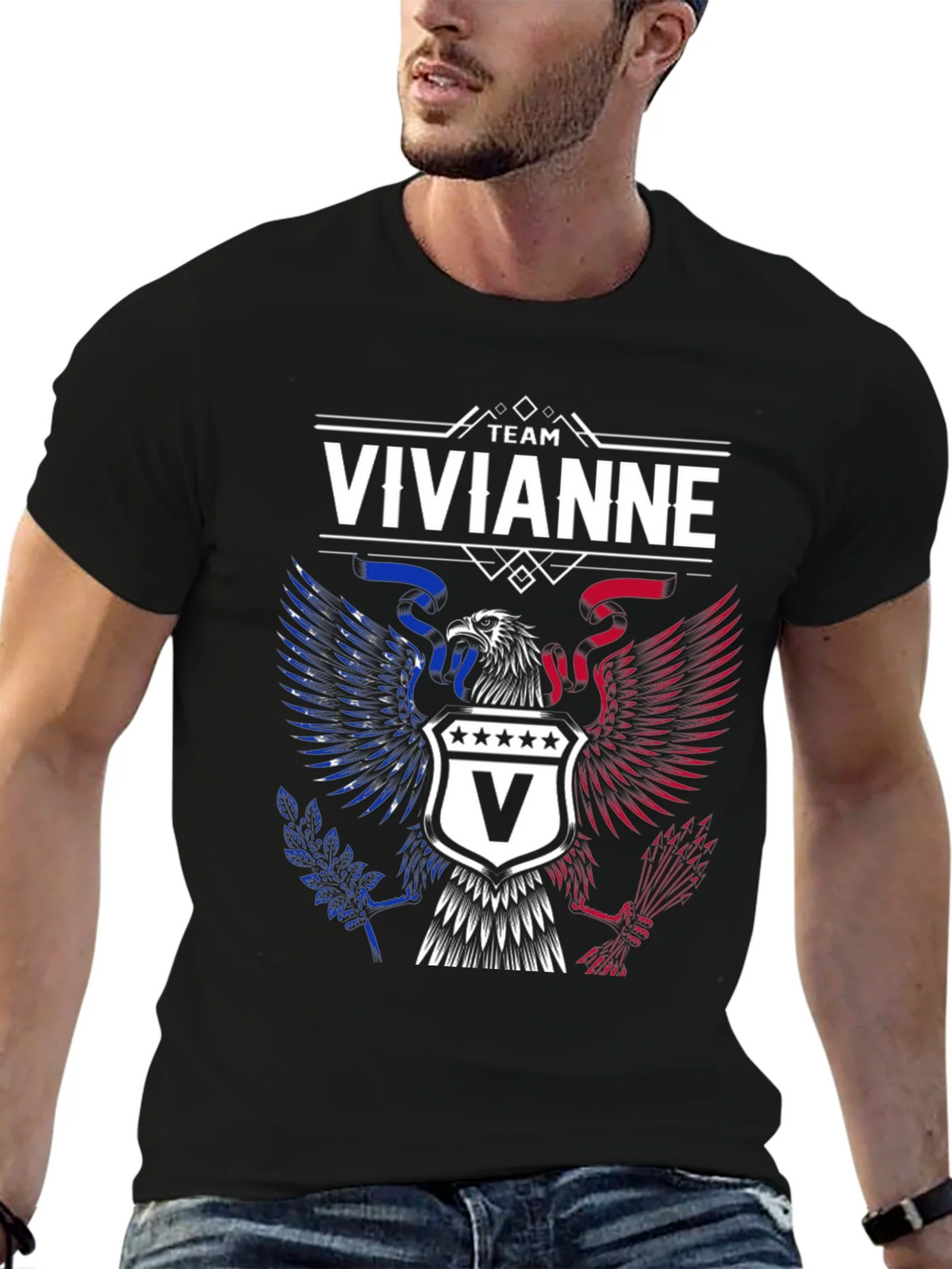 Team Vivianne Eagle Crest Graphic T-Shirt product image 6
