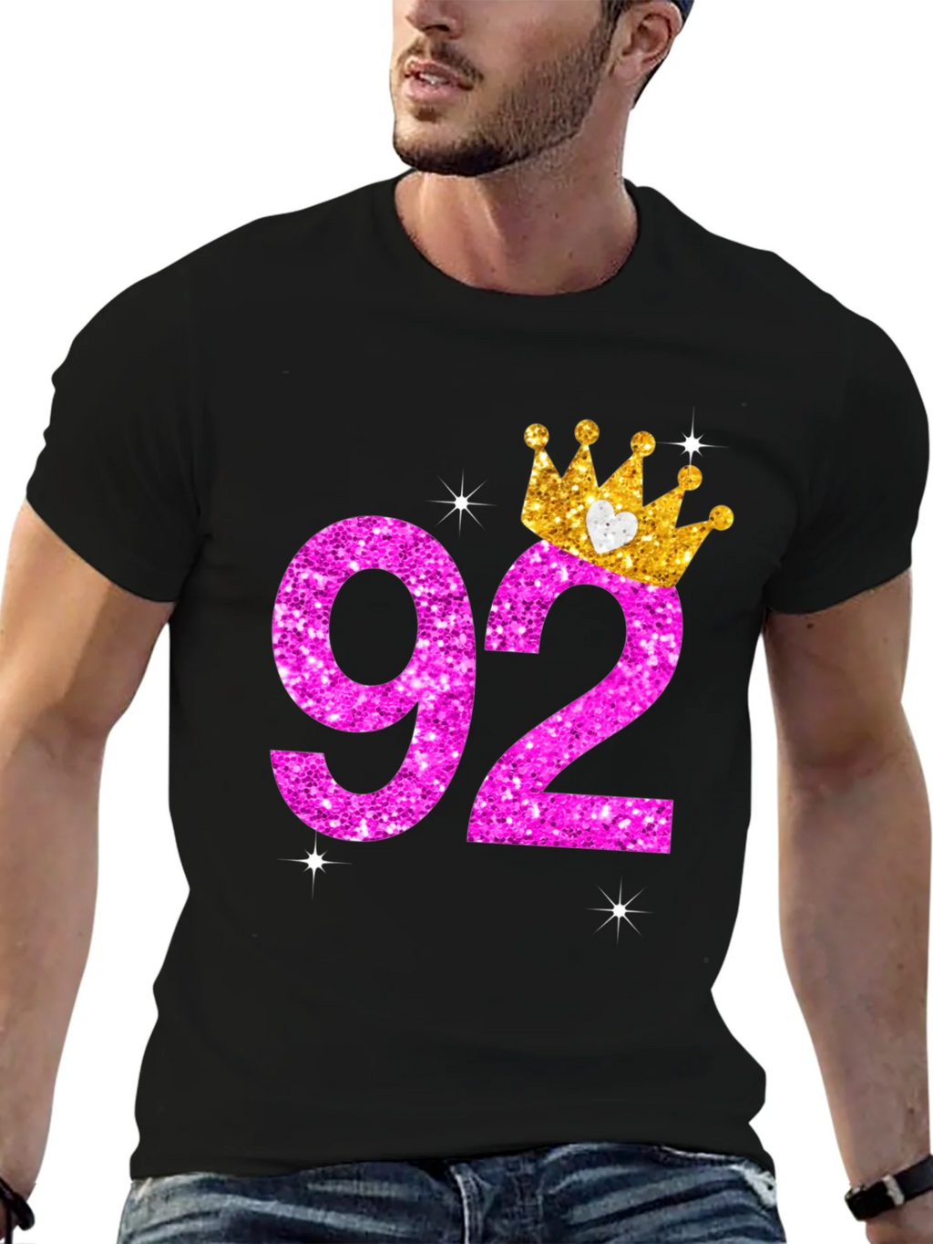 92nd Birthday Crown T-Shirt product image 3