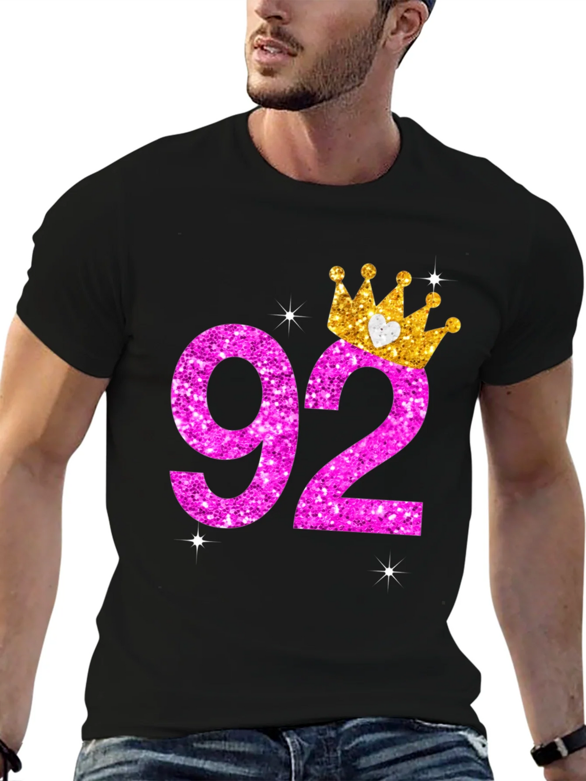 92nd Birthday Crown T-Shirt product image 3