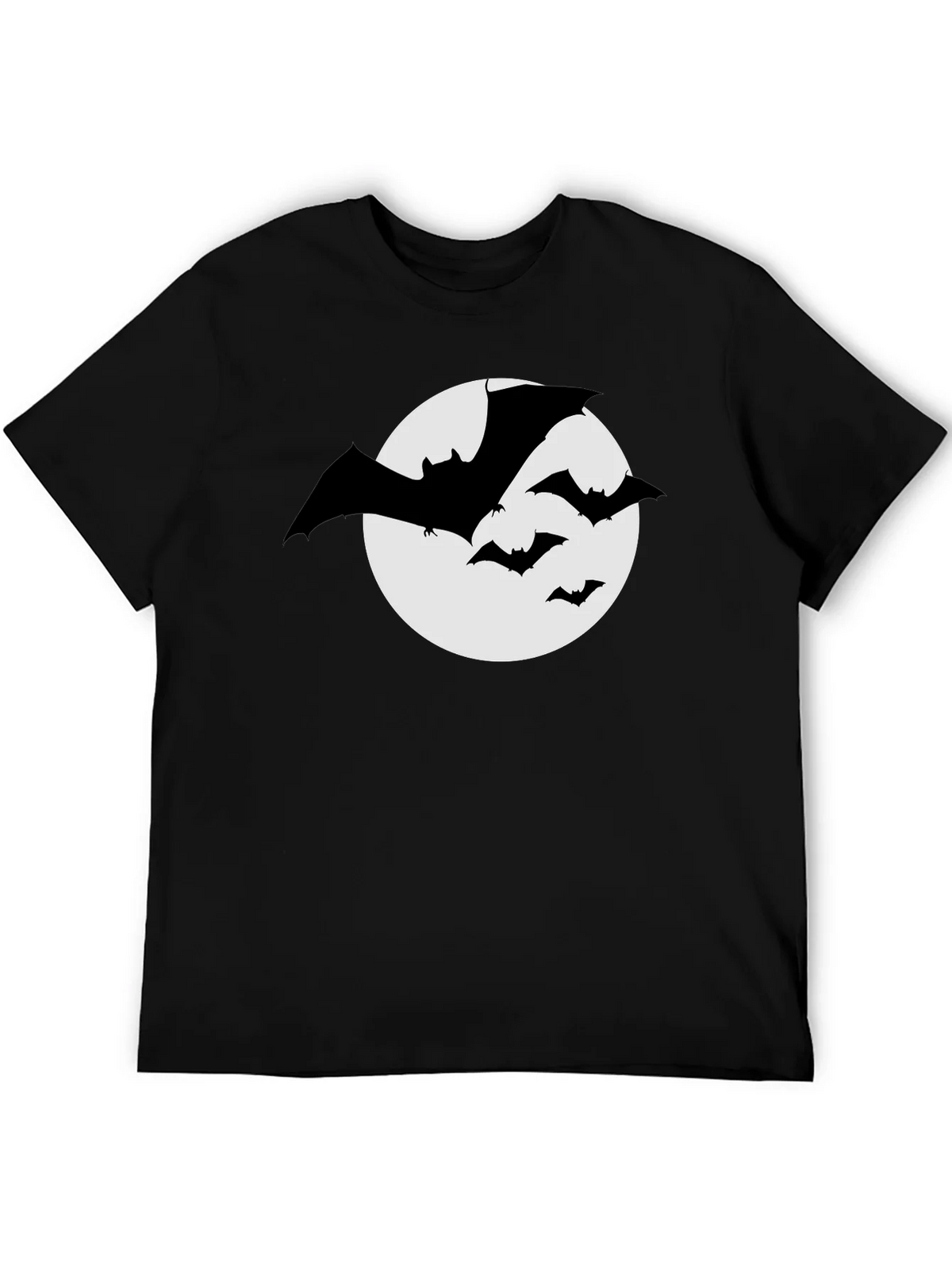 Bat Silhouette Moon Graphic T-Shirt product image 5