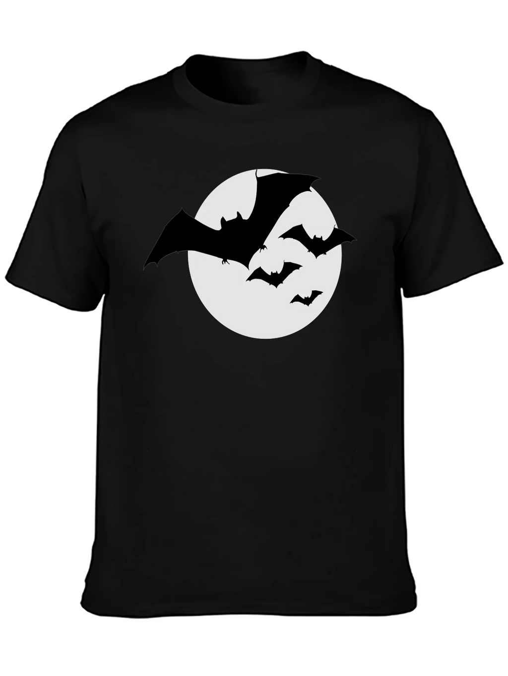 Bat Silhouette Moon Graphic T-Shirt product image 3