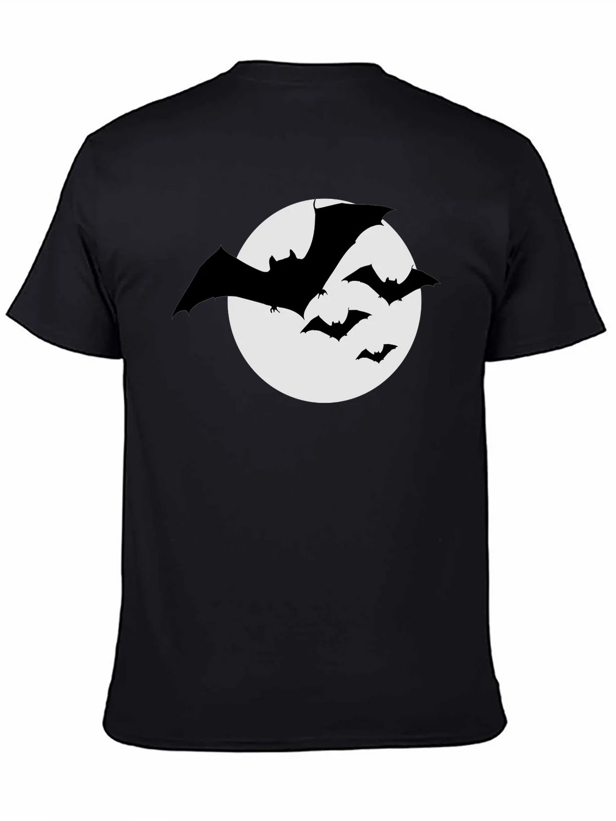 Bat Silhouette Moon Graphic T-Shirt product image 4