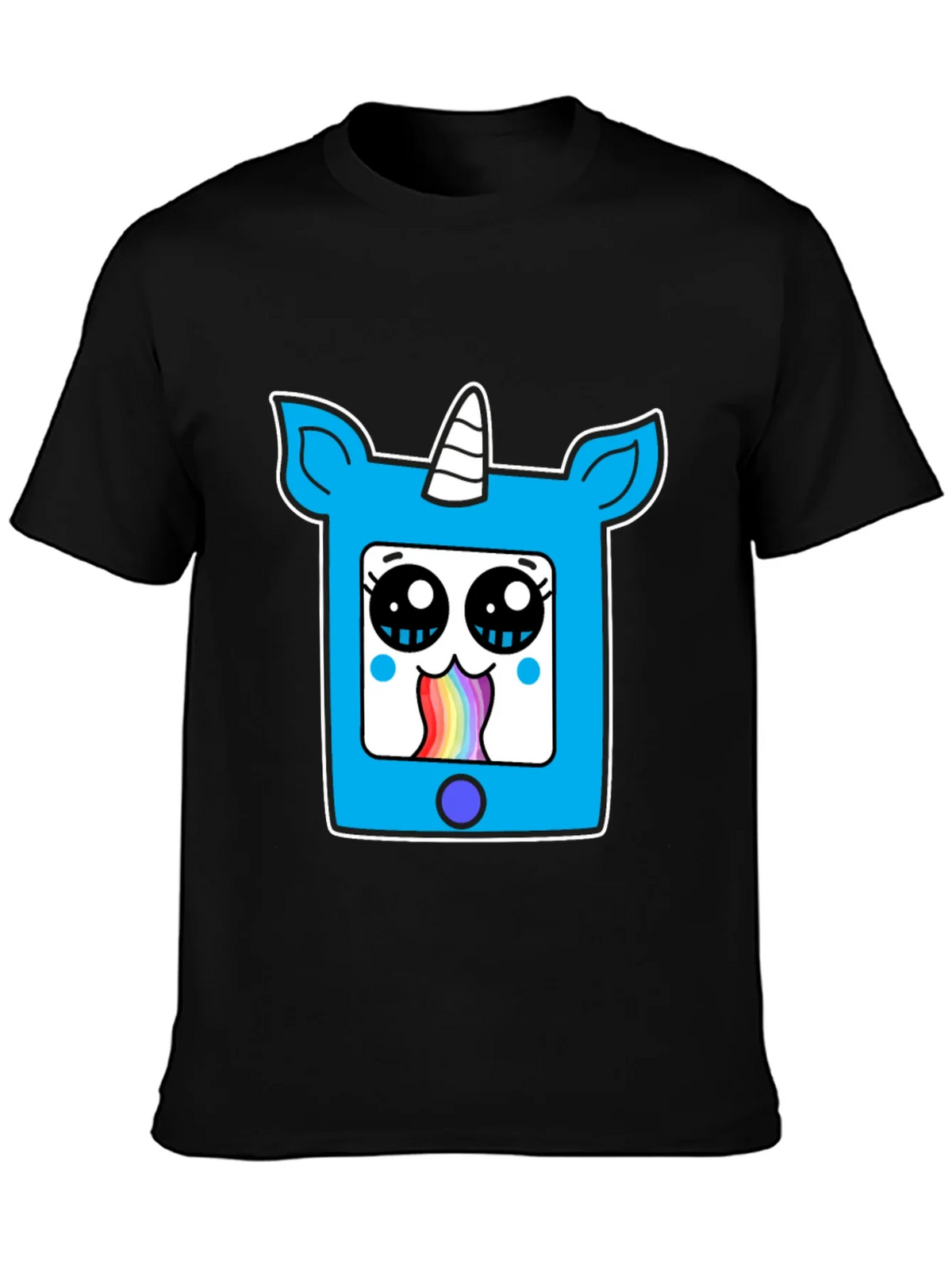 Unicorn Rainbow Vomit Graphic Tee product image 3