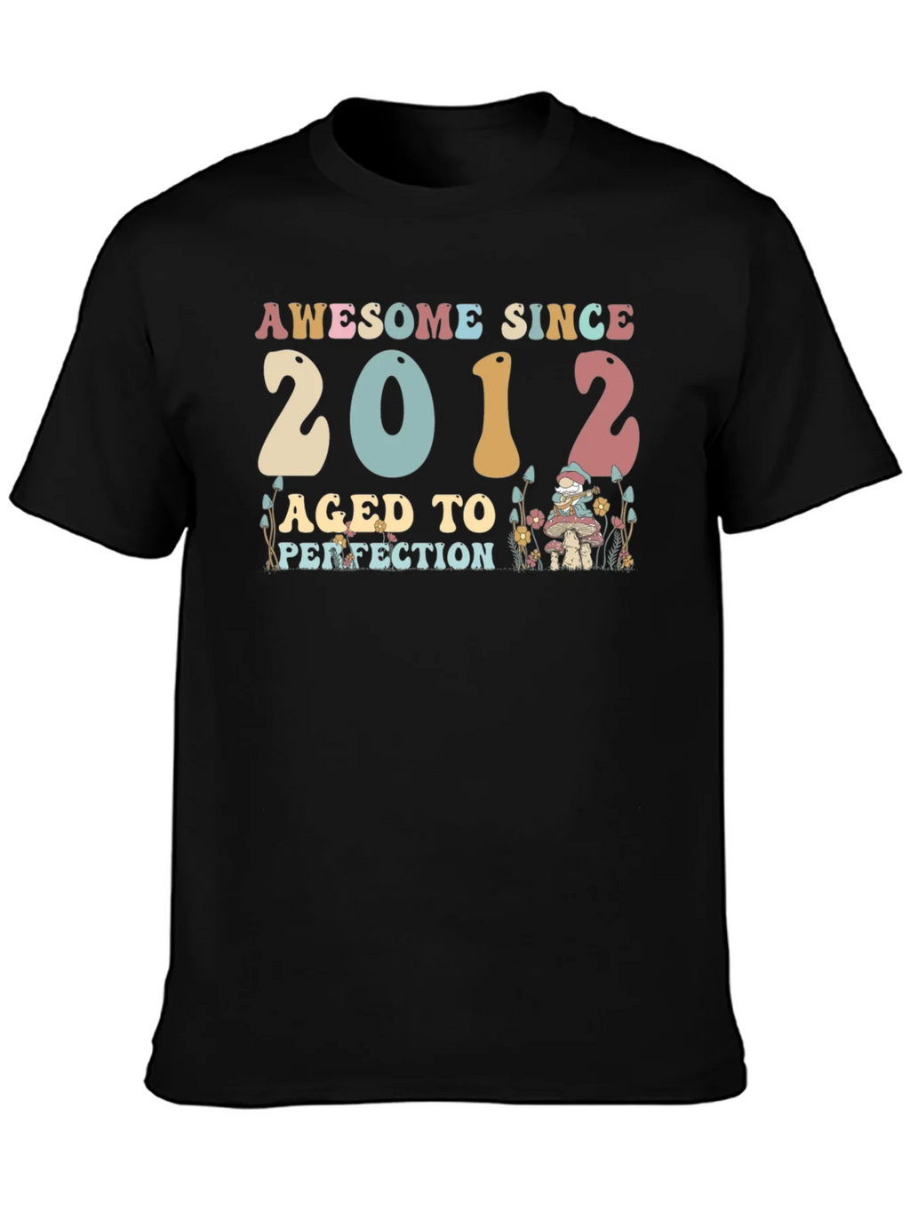 Awesome Since 2012 Birthday T-Shirt product image 3