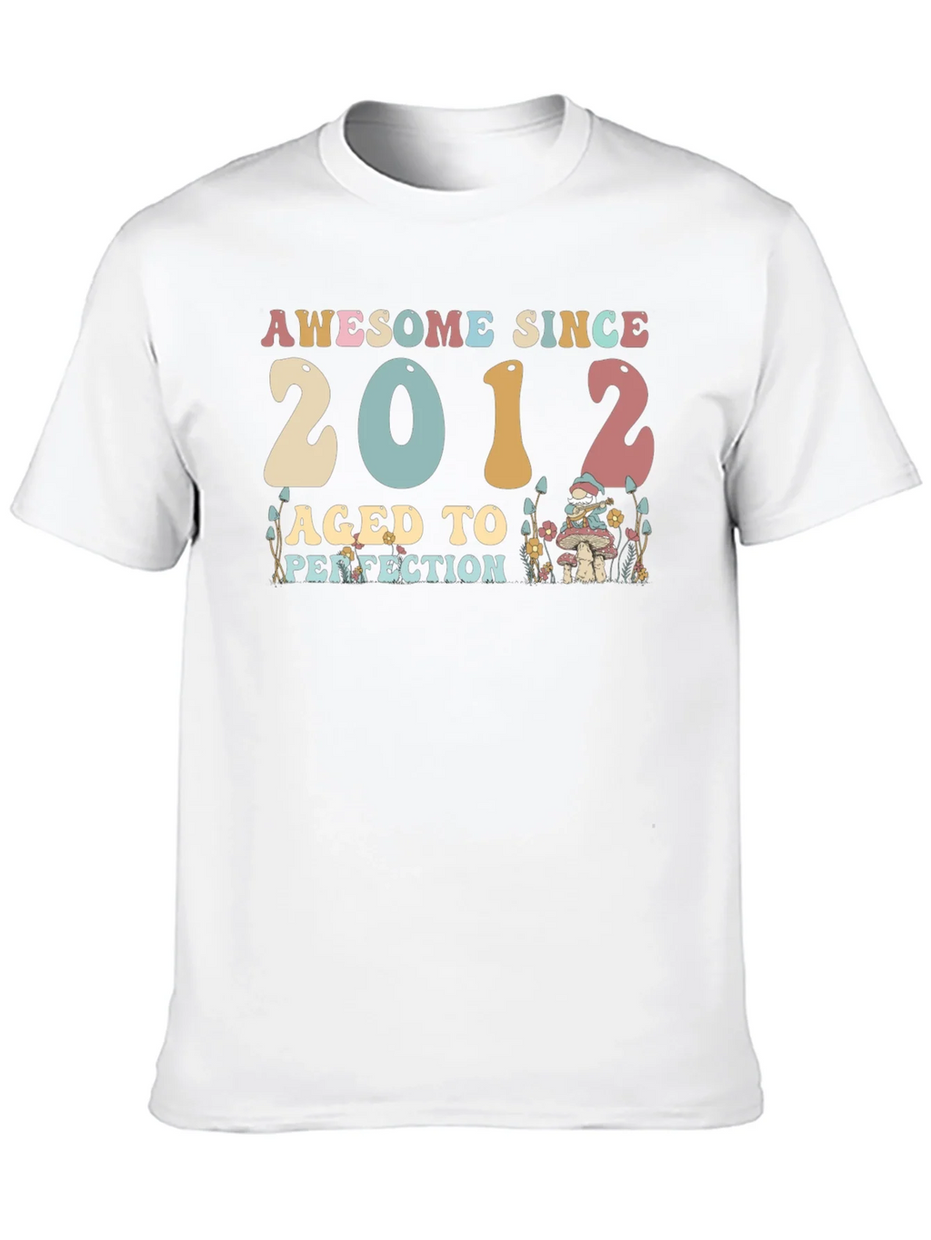 Awesome Since 2012 Birthday T-Shirt product image 8