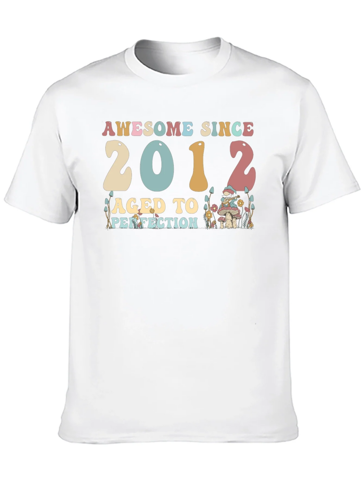 Awesome Since 2012 Birthday T-Shirt product image 8