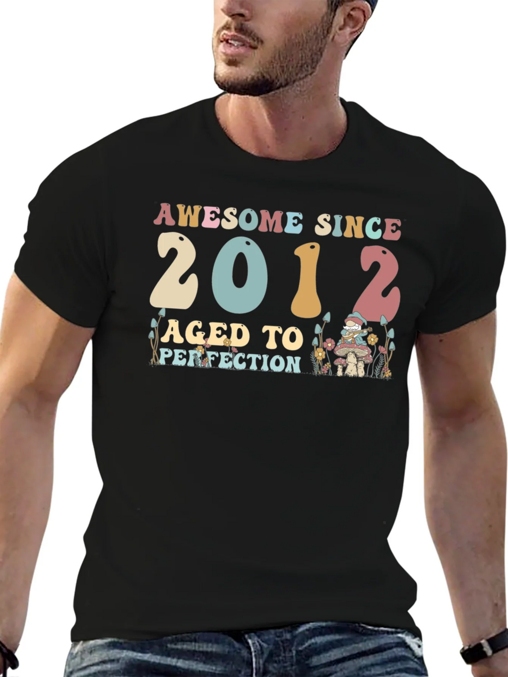 Awesome Since 2012 Birthday T-Shirt product image 6