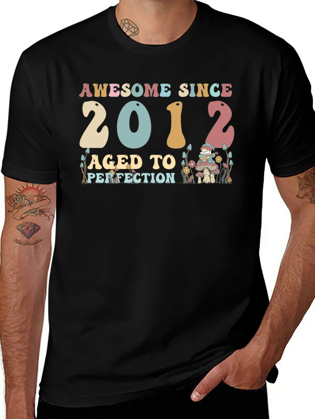 Awesome Since 2012 Birthday T-Shirt product image 1