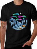 Northern Lights Camping Graphic Tee product image 1
