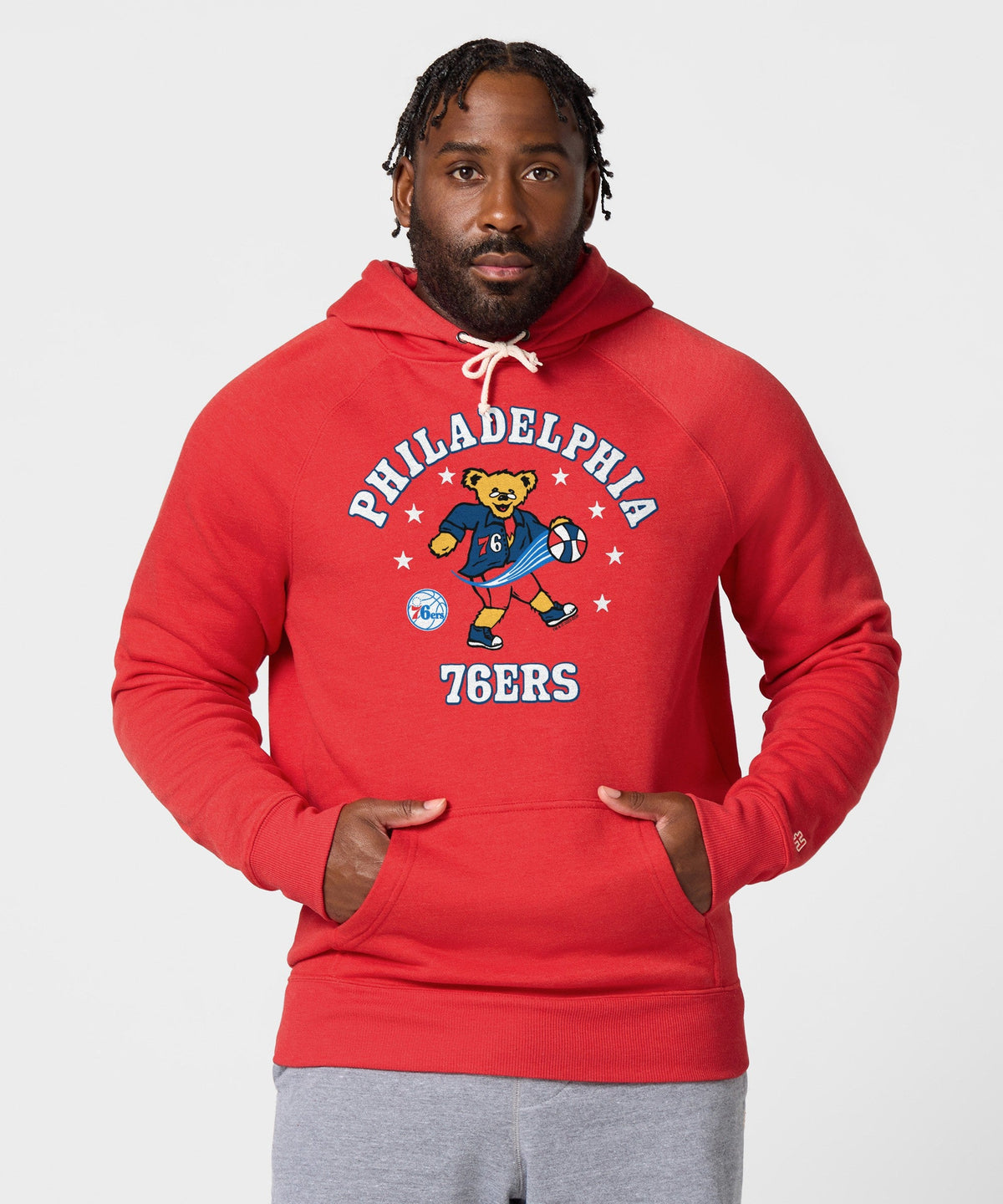 NBA x Grateful Dead x 76ers Hoodie product image 3