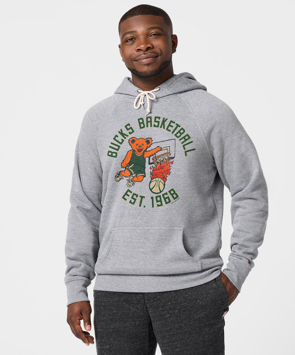 NBA x Grateful Dead x Bucks Hoodie product image 3