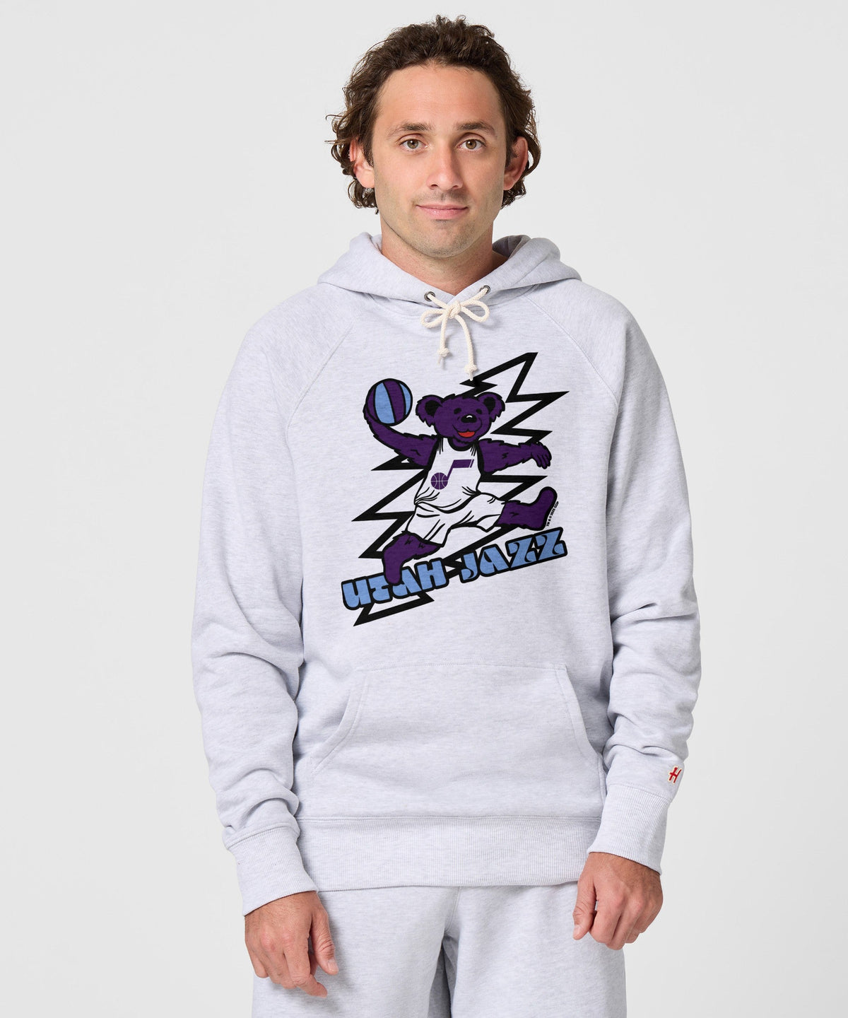 NBA x Grateful Dead x Jazz Hoodie product image 3