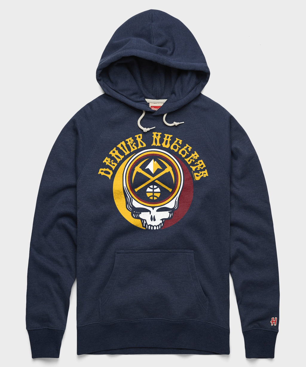 NBA x Grateful Dead x Nuggets Skull Hoodie product image 1