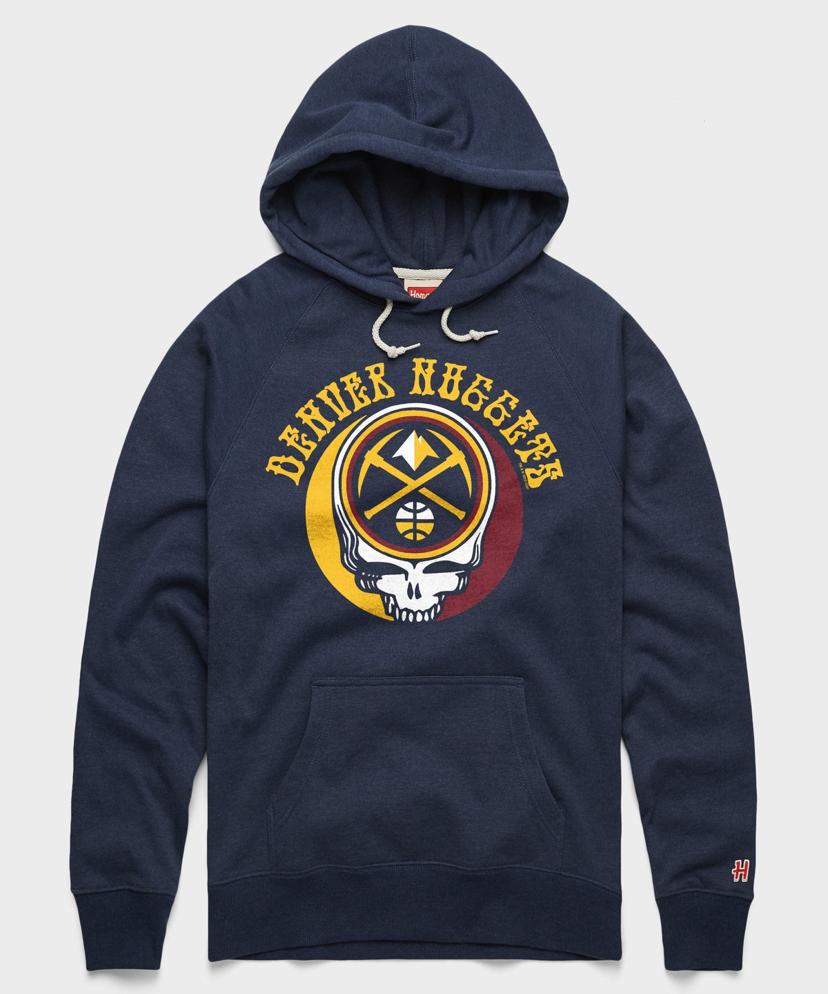 NBA x Grateful Dead x Nuggets Skull Hoodie product image 1