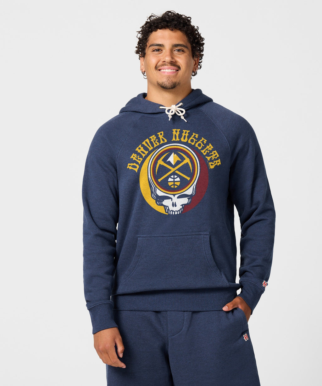 NBA x Grateful Dead x Nuggets Skull Hoodie product image 3
