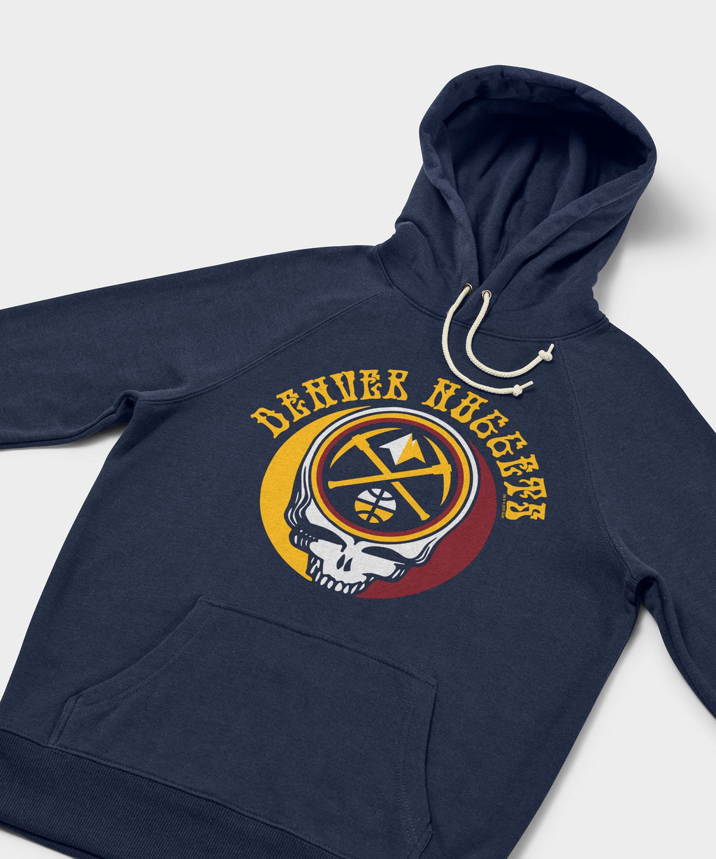 NBA x Grateful Dead x Nuggets Skull Hoodie product image 2