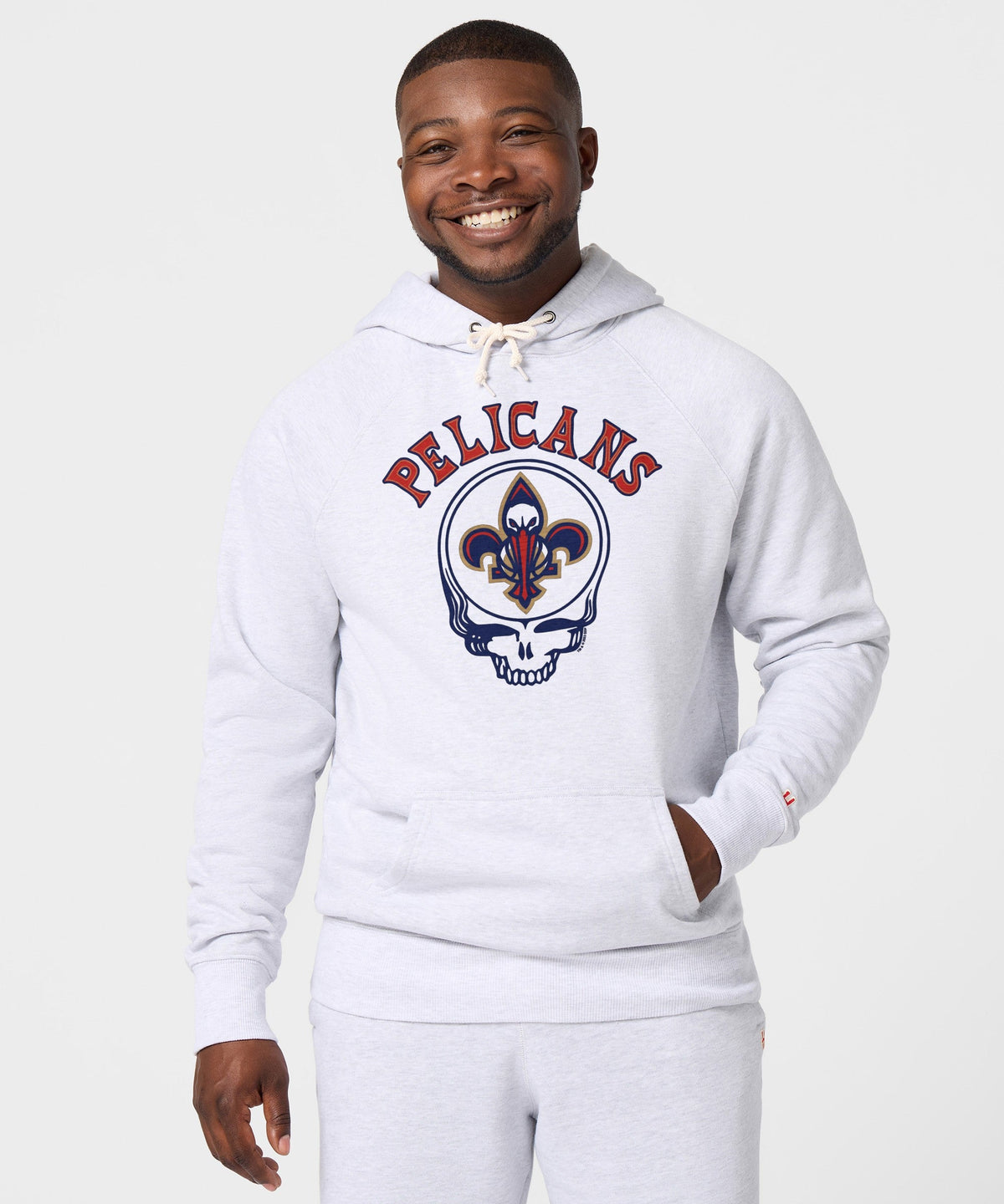 NBA x Grateful Dead x Pelicans Hoodie product image 3